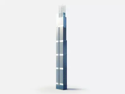 Azizi tower - Dubai 3D model