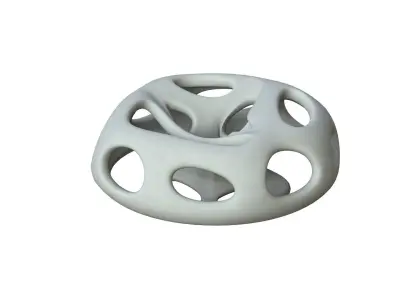 SciFi Cube Object No 65174 Low Poly Shape Low-poly 3D model