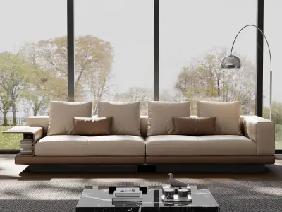 Interior Living Room Scene 3D model