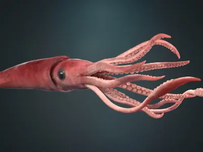  Squid Rigged 
