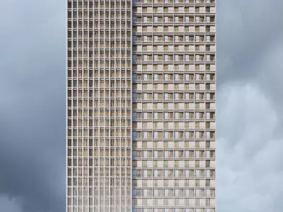 Apartments Building 3D model