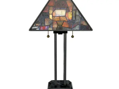 Tiffany Style Lamp Design 3D model
