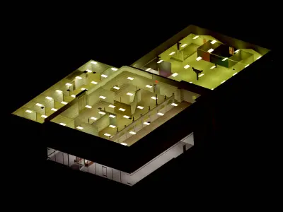 Backrooms Full Building Hobbytown Rohners 3D model