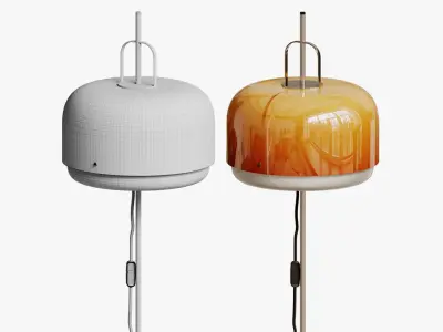 Floor lamp by Harvey Guzzini for Meblo 1970s 3D model