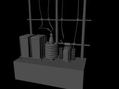 Electric Greed  Feeder Free low-poly 3D model