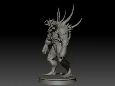  DemonBoss6 High Poly for 3d Print 3D print model