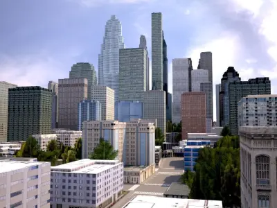 Real Time City 08 3D model