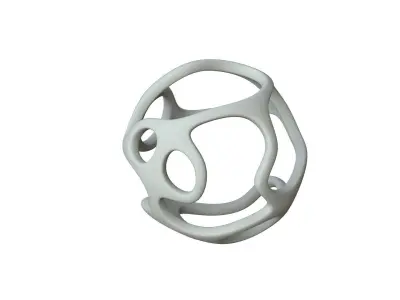 SciFi Cube Object No 38728 Low Poly Shape Texture