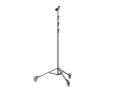 Stands - Wheels - Operating Poles Module Black 3D model