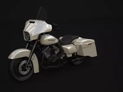 Street Glide Motorcycle 3D model