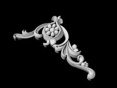 dekor ornament 3D model 38