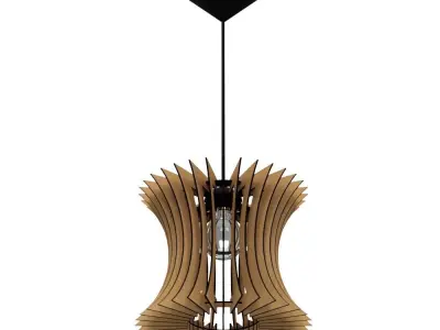 CEILING LIGHT LAMP 3D PRINT AND LASER CUT FILES MODEL 10 3D print model
