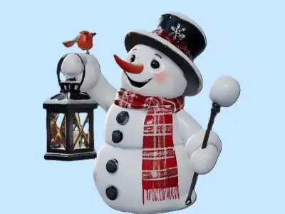 Snowman Free 3D print model