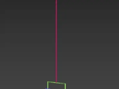 Evermotion Sconce - Ceramic - Aplik - Stalactite Free 3D model