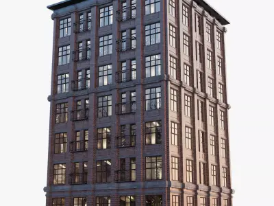 NYC buildings model 3D model