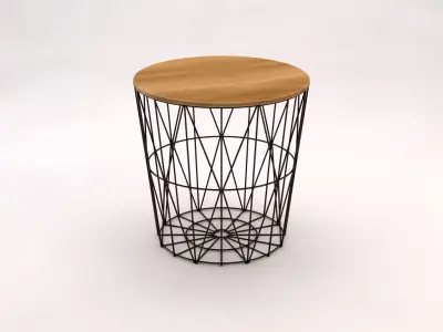 SIDE TABLE---Basket 3D model
