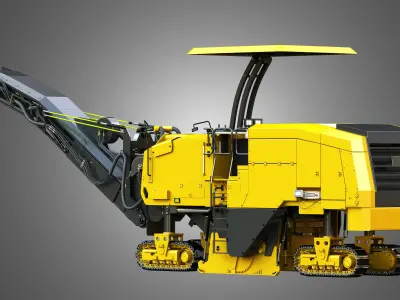 PM 622 Cold-Planer - Asphalt Removal  3D model