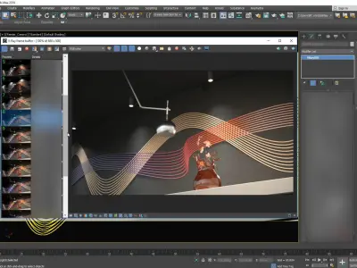 004 Vray Next 3ds max Lighting  Tutorial MP4 3D model