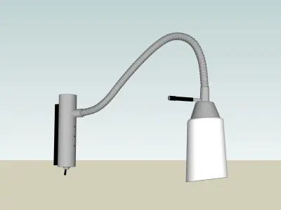 reading wall lamp 3D model