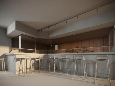 Bar-Set bar 3D model