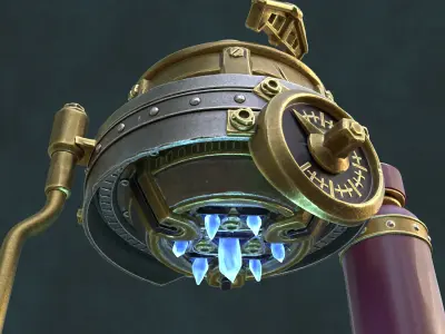 Ekko Timebomb Z Drive Cosplay Prop Arcane League of Legends 3D print model