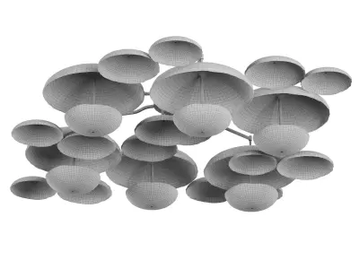 Fistal ceiling fixture 522-59-TWL 3D model