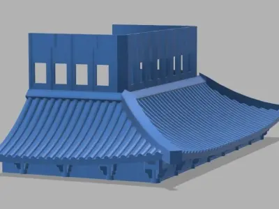 Chinese Temple 3D print model