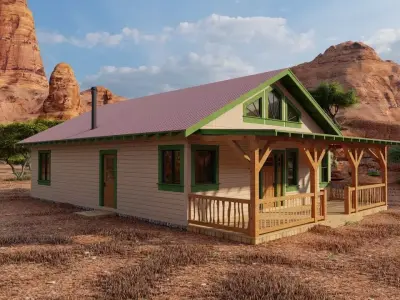 old house-Old Abandoned House 3D model