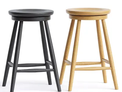 Haskin Bar Stool 3D model