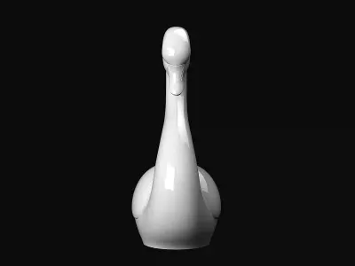 Swan Sculpture 3D print model