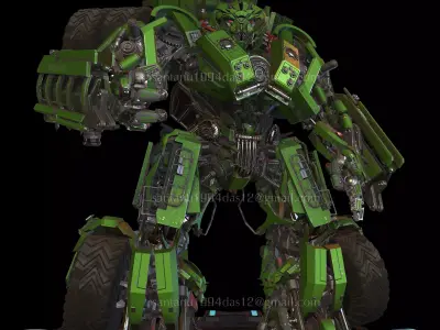 Log Haul Transformers for Animation and Game Low-poly 3D model