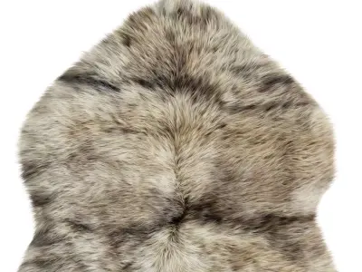 Bedside rug 3D model