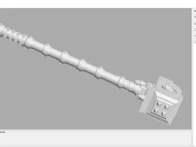 Weapon - hammer 3D print model