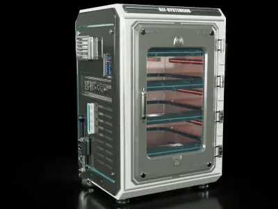 scifi medical equipment-modern laboratory  3D model