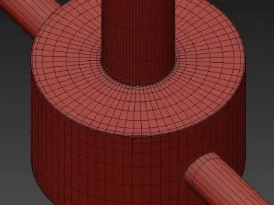 Hanging Light Metal Lampshade 3D model