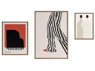 Poster sets 01 3D model