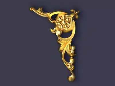 dekor ornament 3D model 38