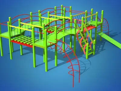 Playground for kids 3D model