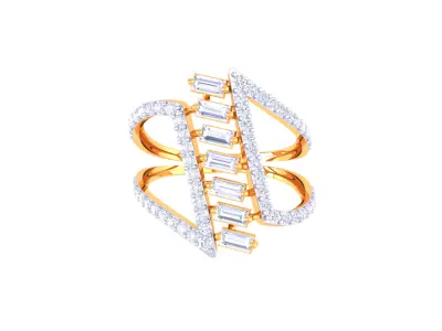 Women Ring Render 3dm STL OBJ FBX Details  3D print model 6
