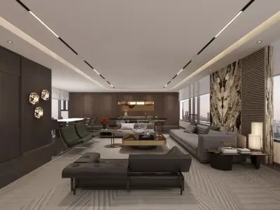 boss office 3D model