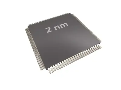 Chip v1 023 Low-poly 3D model