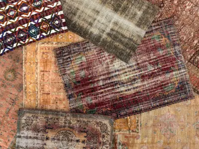 Carpets vintage turkish vol 05 3D model