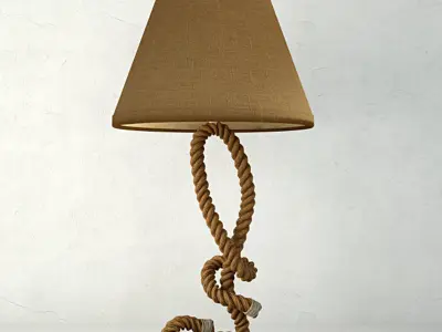 Nautical Rope Table Lamps 3 3D model