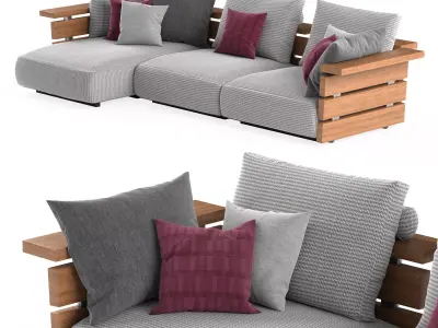 Flexform Ontario Sofa 3D model