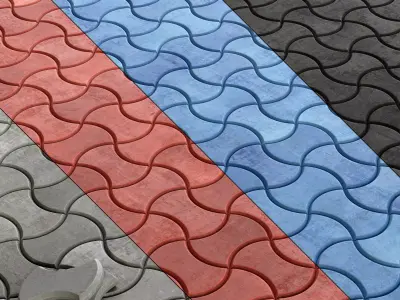 Paving color lecalo n3 3D model