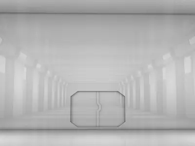 Sci Fi Warehouse 3D model 3