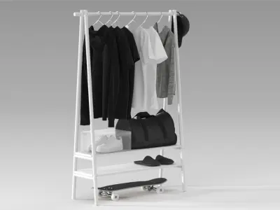  Clothes on Rack 