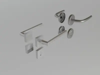 Door handles 3D model