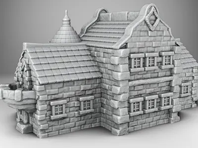 Castle 3D print model