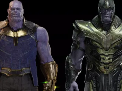 Thanos from Avengers Infinity War 3D model